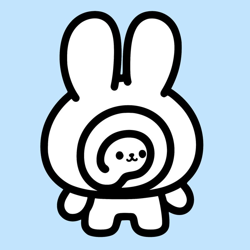 cinnamon roll from sanrio withe bunny male