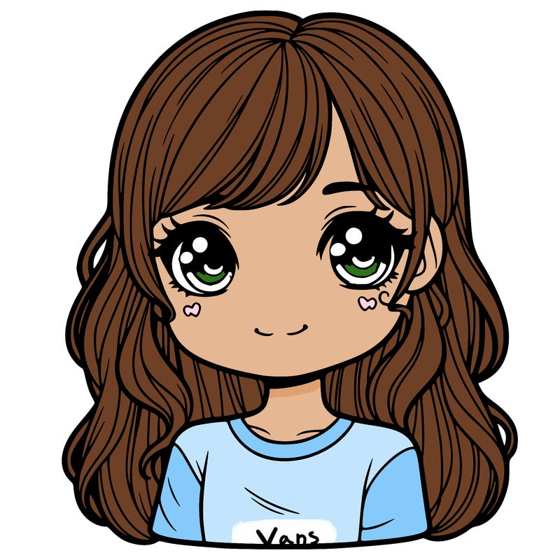cute realistic girl