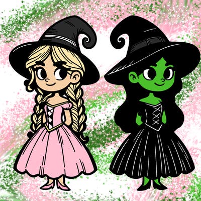 glinda and elphiba