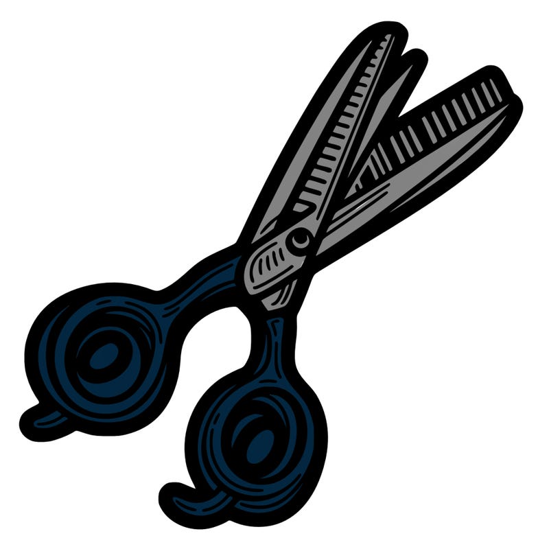 hairdressing, scissors