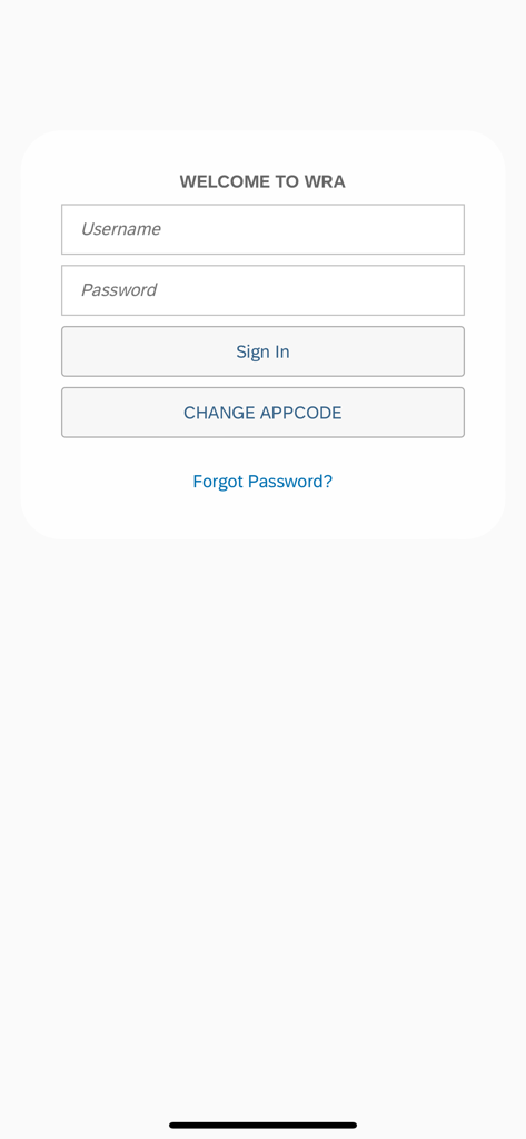 Cloudstream - Cloudstream Enterprise App Anmeldeseite mit Benutzername- und Passwortfeldern