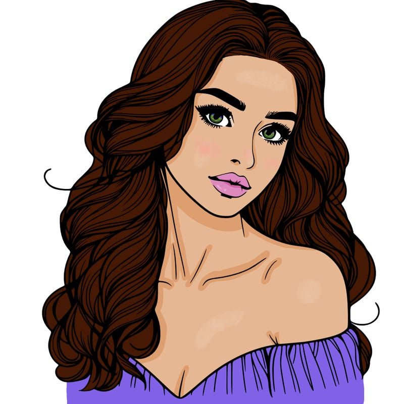 beautiful realistic girl