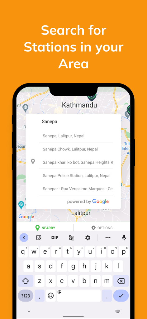 Charging Stations Nepal - Search for electric vehicle charging stations in Kathmandu with the Charging Stations Nepal app.