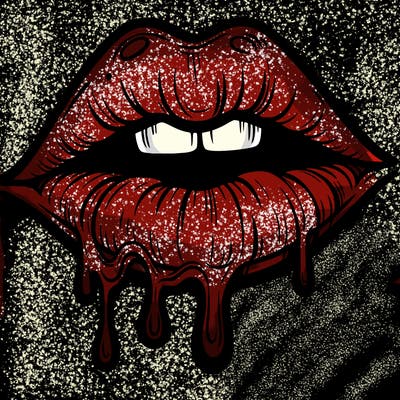 lips that look realistic and drip