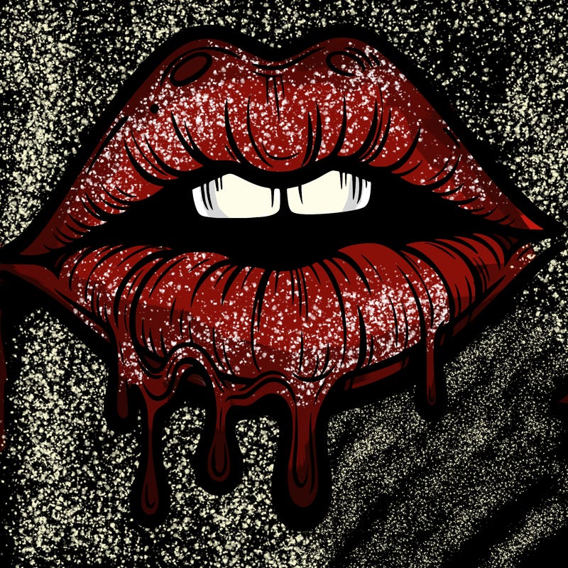 lips that look realistic and drip