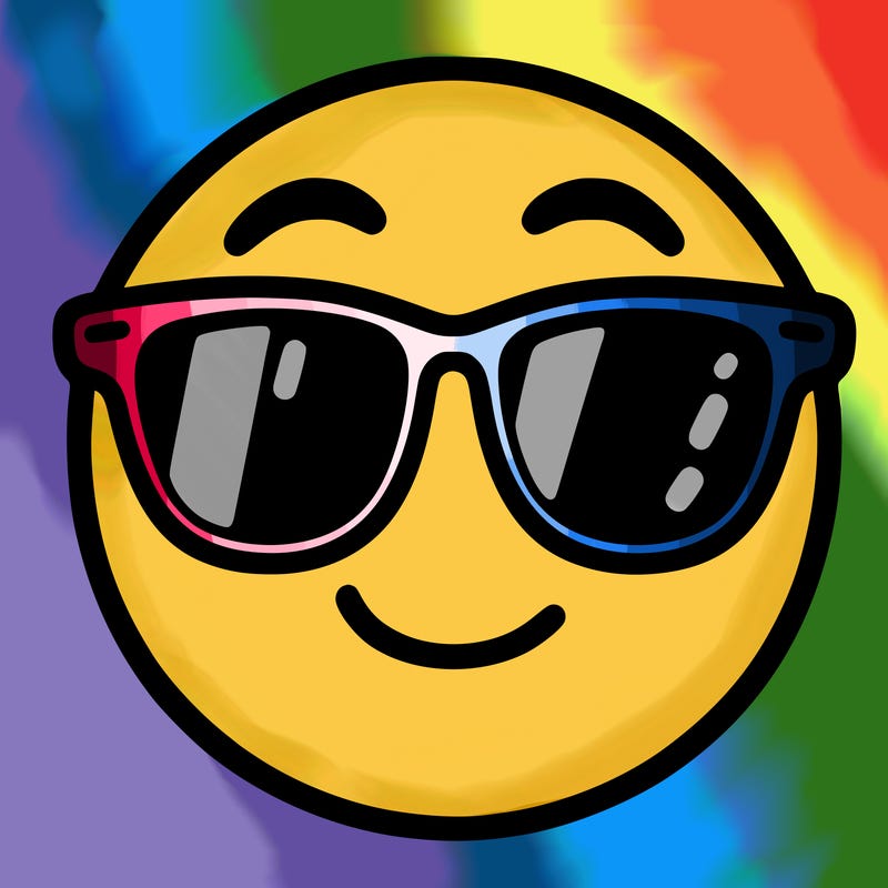 emoji with sunglasses