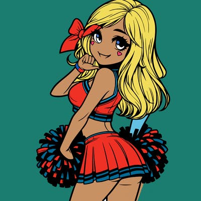 realistic cheerleader