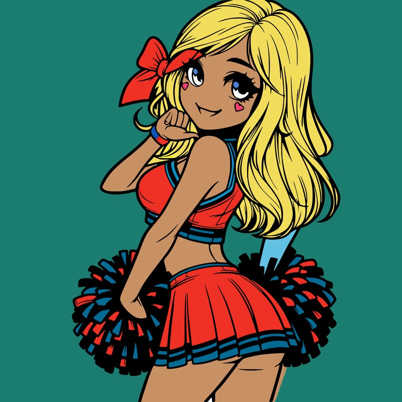 realistic cheerleader