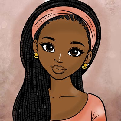 beautiful senegalese teenage girl