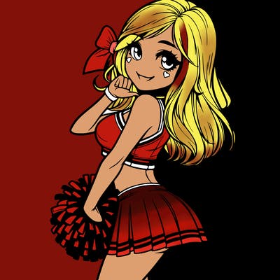 realistic cheerleader