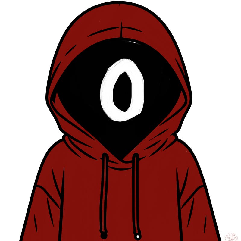 faceless girl in hoodie