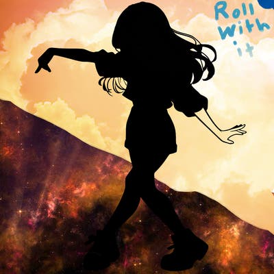 realistic girl danceing