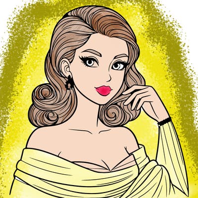 an elegant woman