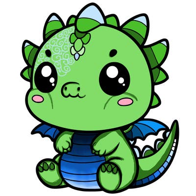 cute dragon plushie
