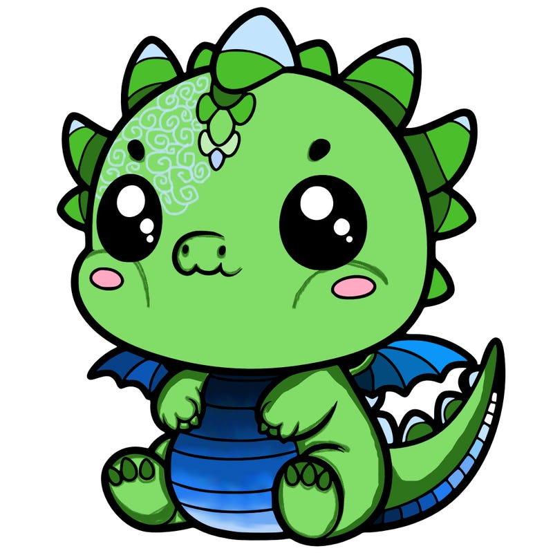 cute dragon plushie