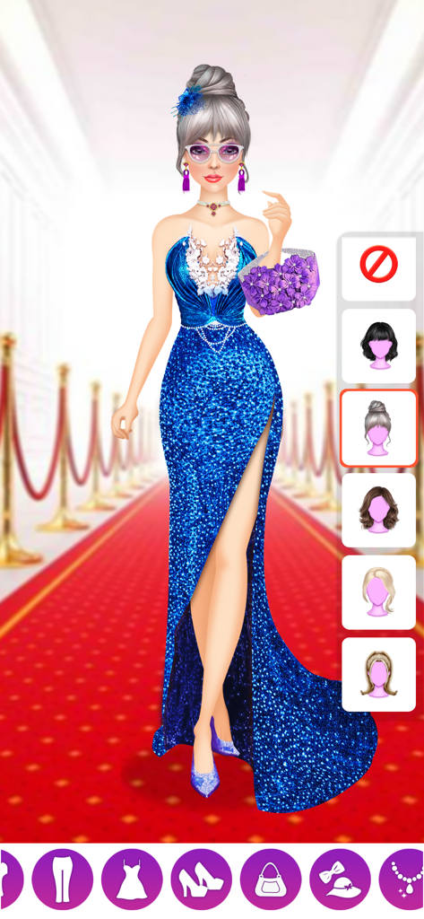 green emerald velvet dress Fashion Show Dress Up Game for Girls