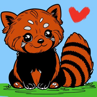 red panda