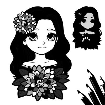 realist flower girl