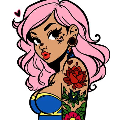 tattoo girl