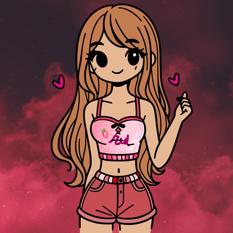 girl with cute crop top