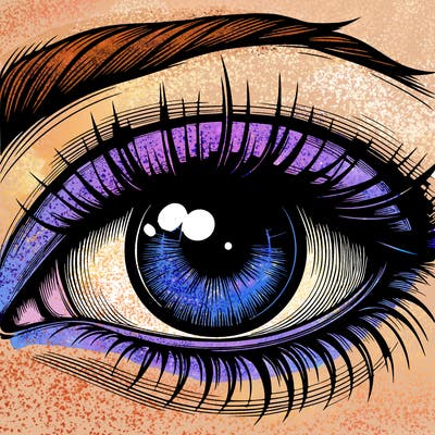 realistic eye