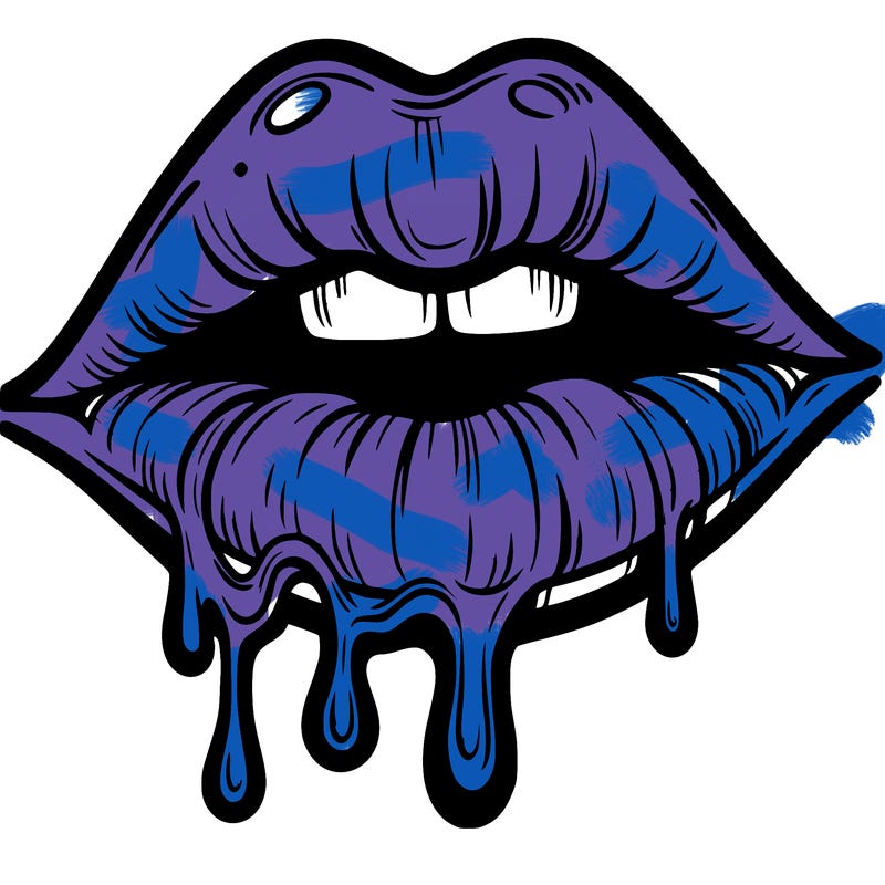 lips that look realistic and drip