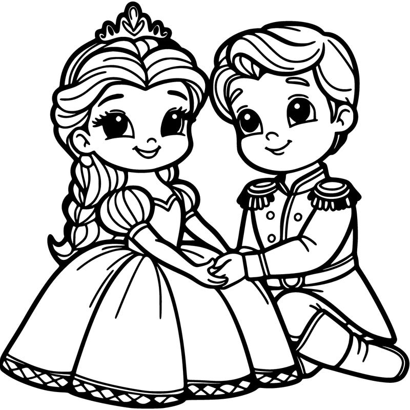 princess with her prince