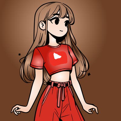 girl in a cute crop top