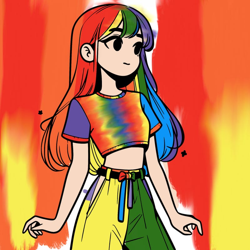 girl in a cute crop top