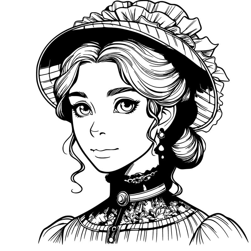 realistic victorian woman