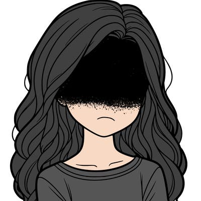 a realistic girl looking depressed