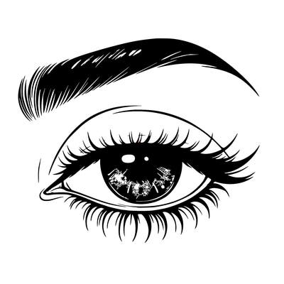 eye closed realistic