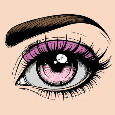 realistic eye