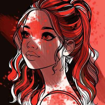 beautiful realistic girl