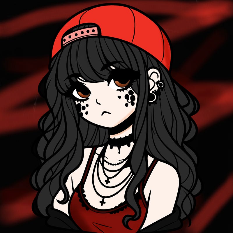 scene girl aesthetic