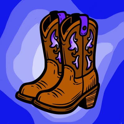 cow girl boots