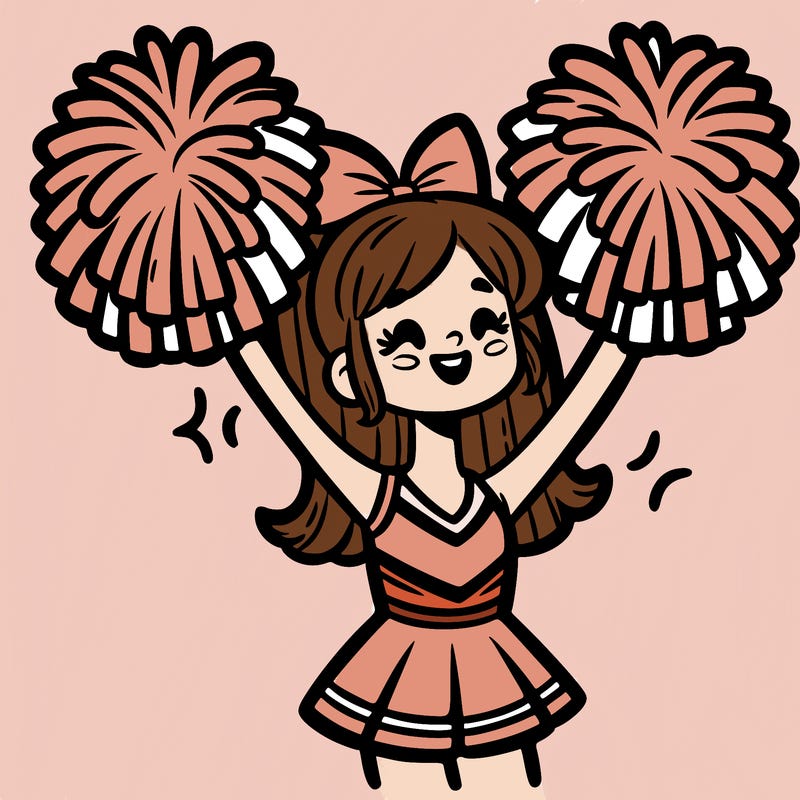 cheerleading pom poms