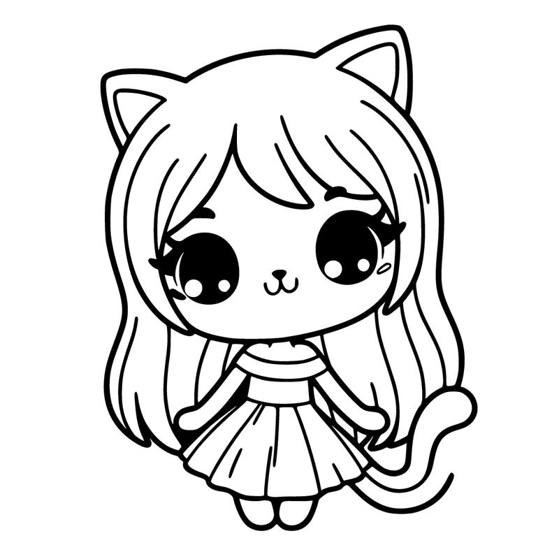 cat in human form (girl)