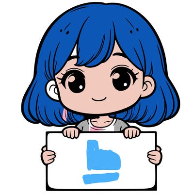 girl holding blank sign