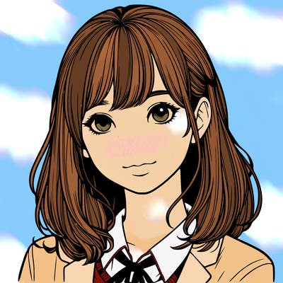 realistic japanese teen girl