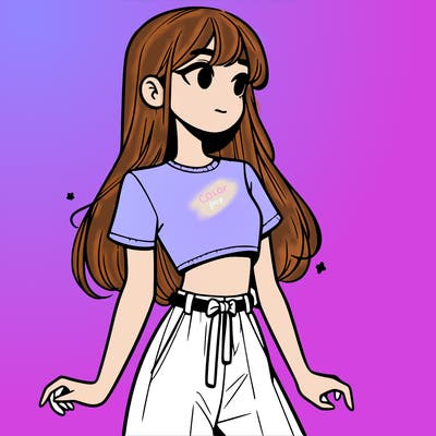 girl in a cute crop top