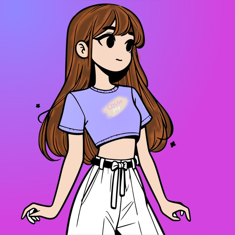 girl in a cute crop top