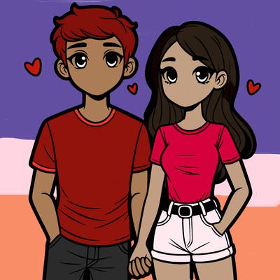 boyfriend and girlfriend