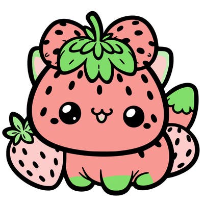 strawberry cat