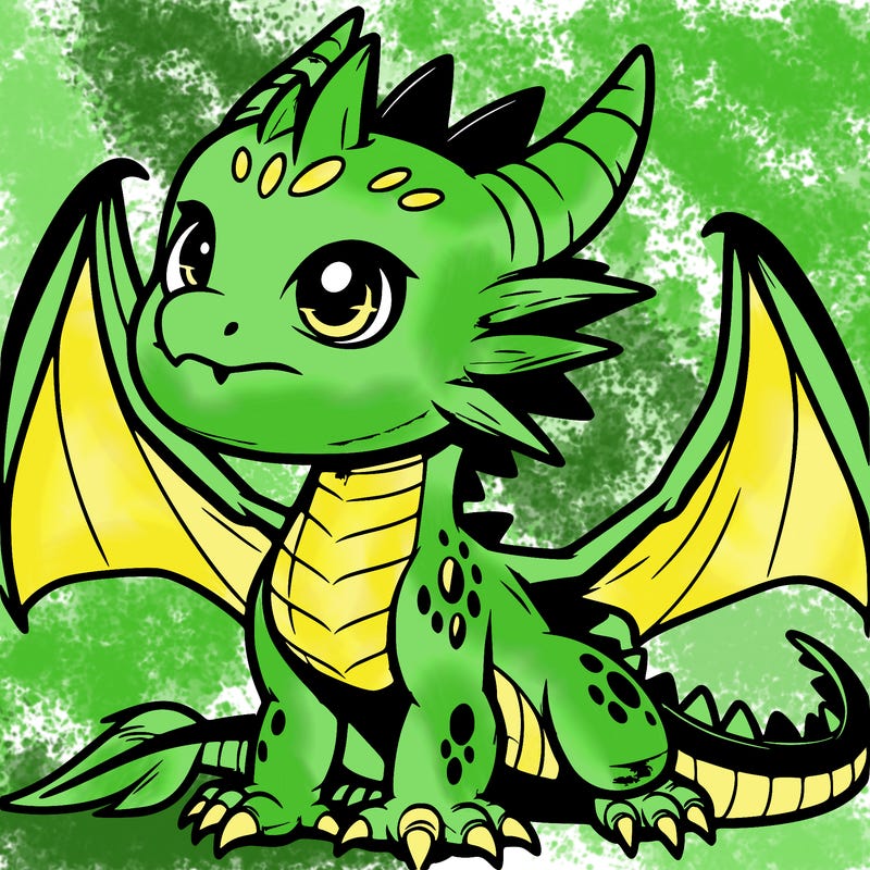 fierce baby night dragon