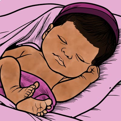 a realistic newborn baby