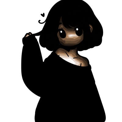 girl in baggy sweater hanging off her shoulder