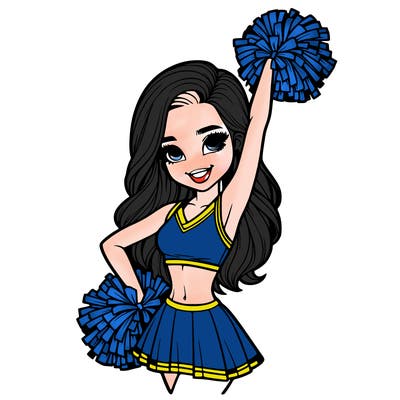 realistic cheerleader