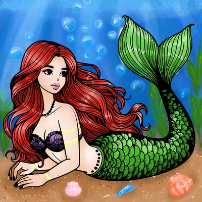 realistic mermaid