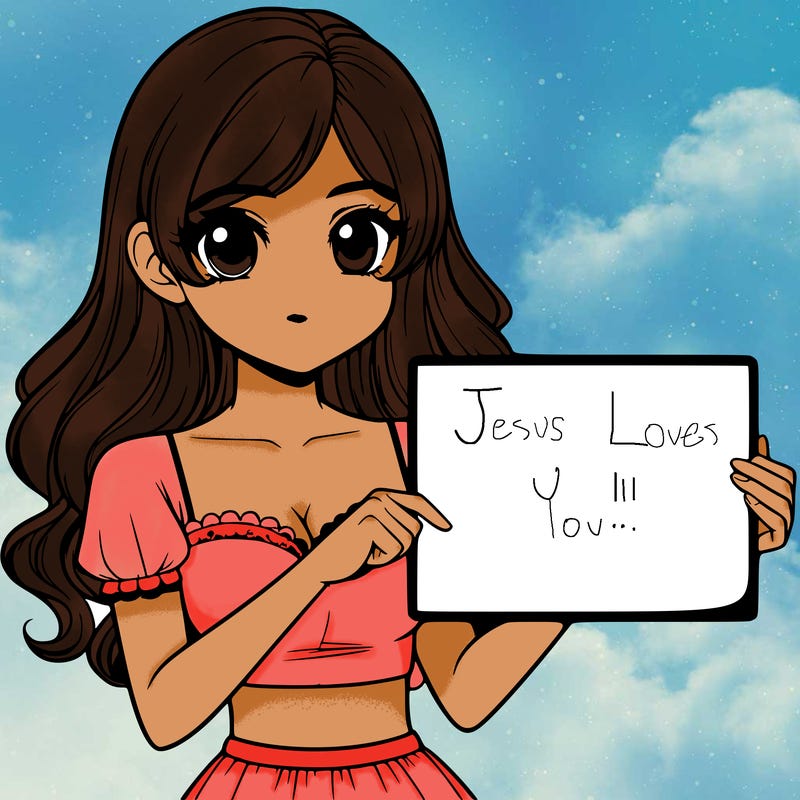 realistic pretty girl holding blank sign